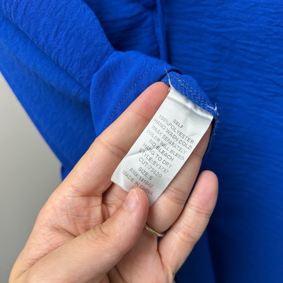 SHE + SKY Blue Tank Top Blouse - Picture 5 of 5